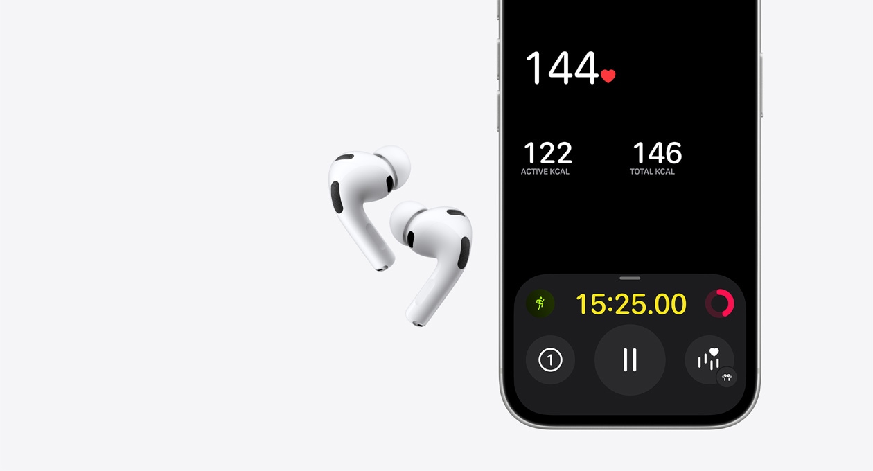 AirPods Pro 3 heart rate sensing