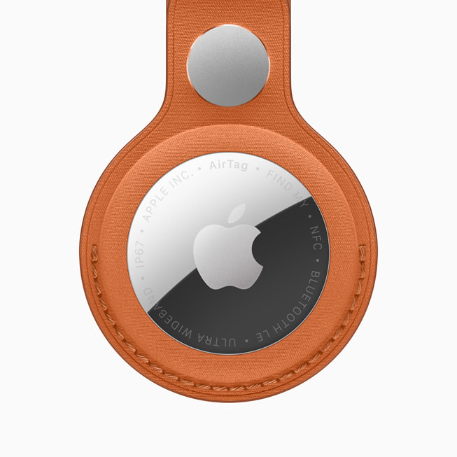 2026 AirTag with Apple FineWoven Key Ring