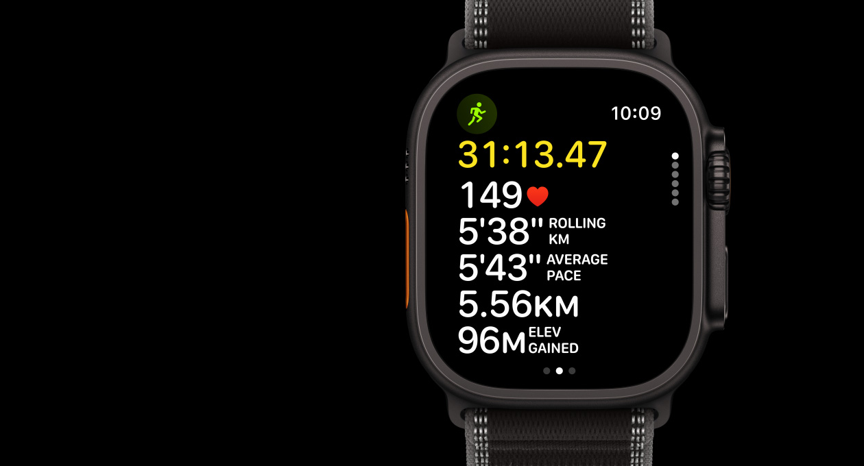 Apple Watch Ultra 3 running metrics