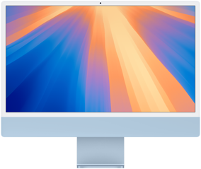 24-inch iMac with M4 in Blue