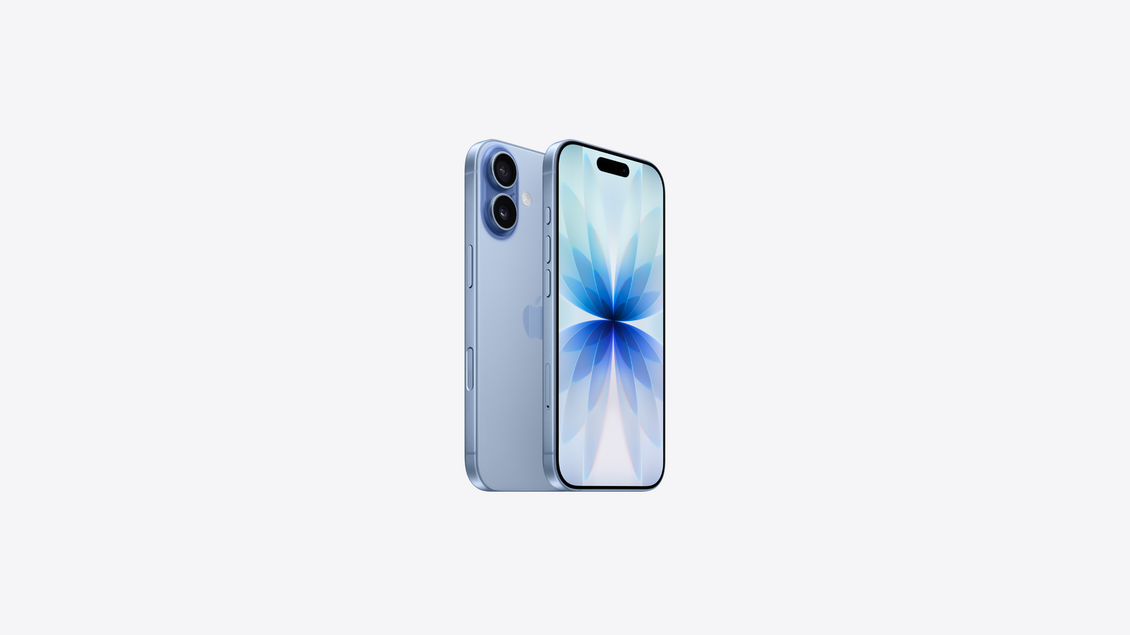 iPhone 17 in Mist Blue